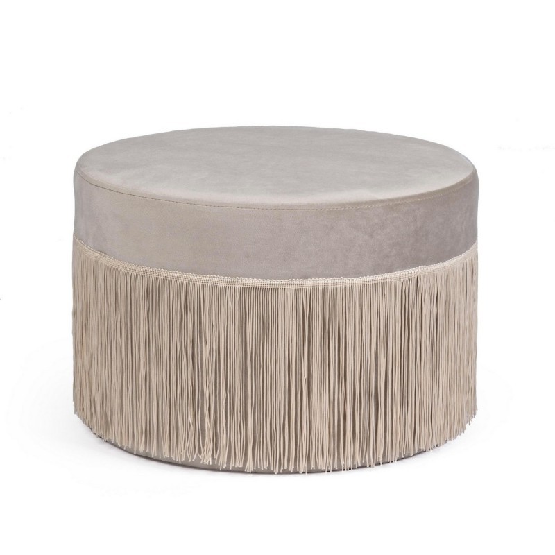 POUF LEILANI GRIS CLARO D45