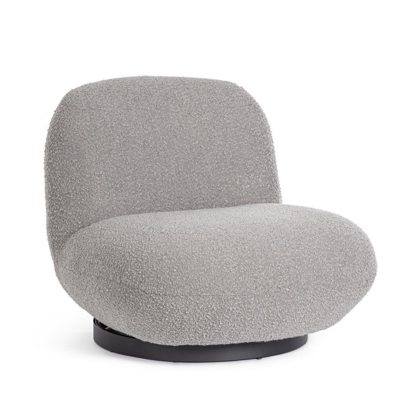 SILLÓN MARGOT GIRAT GRIS BUCLÉ