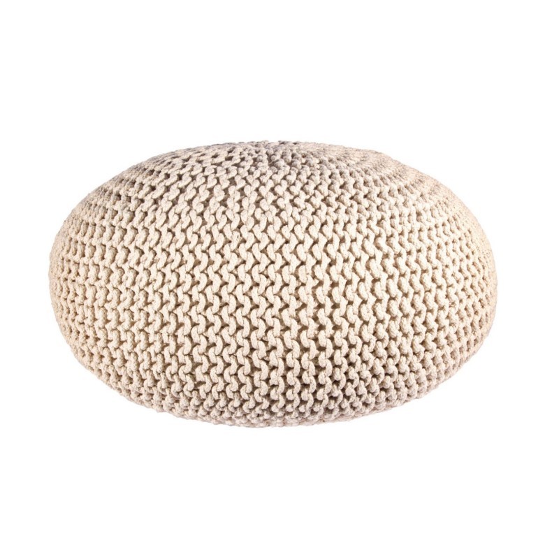 POUF TRENZADO ARENA D80