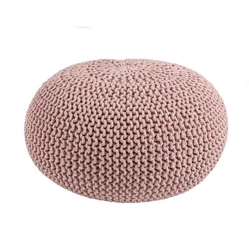 POUF TRENZADO BLUSH D80