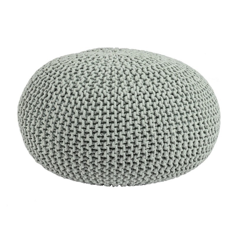 POUF TRENZADO MENTA D80